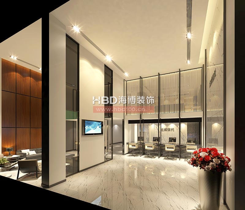 龍威擔(dān)保白云區(qū)辦公室裝修設(shè)計