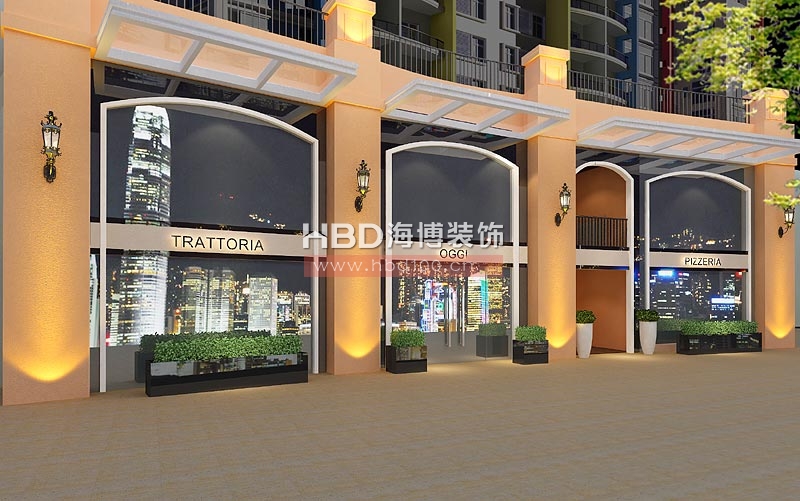 OGGI意大利餐廳設(shè)計(jì) 外觀設(shè)計(jì)