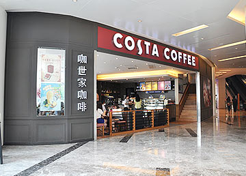 COSTA連鎖咖啡廳設(shè)計裝修實景